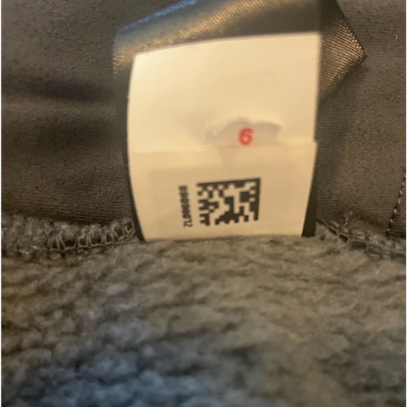 The North Face Crescent Wrap Hooded Jacket Aztec Print Grey Soft Fleece Womens - Picture 13 of 16